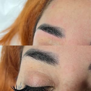 Eyebrow Tattoo result by Kriyansh Beauty inc Downey in Downey, CA
