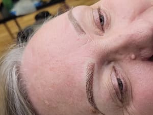 Eyebrow Tattoo result by Krystal's Brows & Beauty in Vancouver, WA