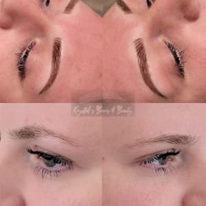 Eyebrow Tattoo result by Krystal's Brows & Beauty in Vancouver, WA