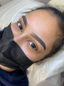 Eyebrow Tattoo result by Ksthetics Beauty Bar in San Jose, CA