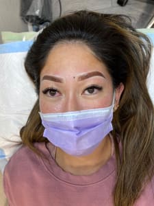 Eyebrow Tattoo result by Ksthetics Beauty Bar in San Jose, CA