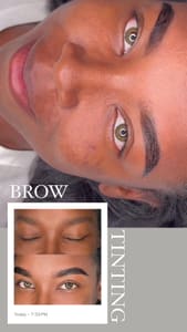 Eyebrow Tattoo result by KTLN Studio in Clovis, CA