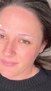 Eyebrow Tattoo result by KTLN Studio in Clovis, CA
