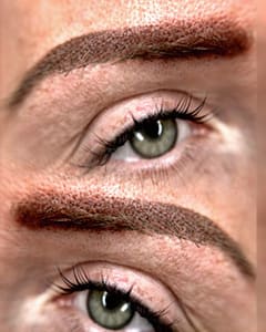 Eyebrow Tattoo result by Kyla Paris in Phoenix, AZ