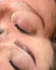 Eyebrow Tattoo result by Kylie Martinez Beauty, LLC in Kelso, WA