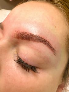 Eyebrow Tattoo result by Kylie Martinez Beauty, LLC in Kelso, WA