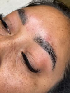 Eyebrow Tattoo result by Kys Beauty Bar in Redding, CA