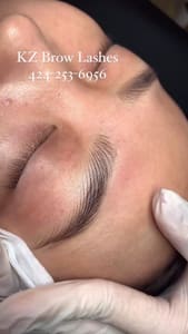 Eyebrow Tattoo result by KZ Brow Lashes in Redondo Beach, CA