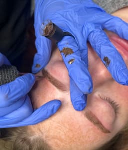 Eyebrow Tattoo result by Kza Brows in Lutherville, MD
