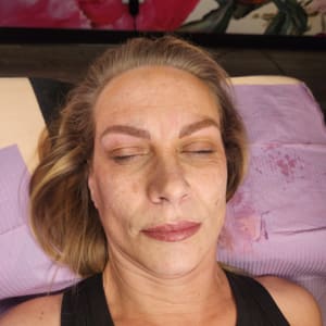 Eyebrow Tattoo result by L Permanent Cosmetics Studio in Billings, MT
