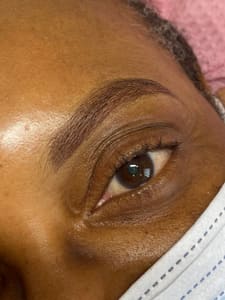 Eyebrow Tattoo result by LA Beauty Club Long Island in Huntington, NY