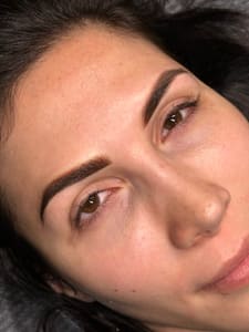Eyebrow Tattoo result by LA Beauty Club Long Island in Huntington, NY