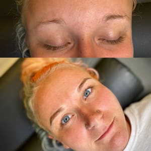 Eyebrow Tattoo result by La Bella Beauty Studio/The Wax Whisperers in Merritt Island, FL