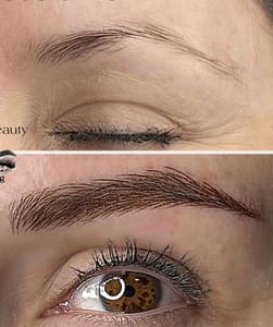 Eyebrow Tattoo result by La Catrina Beauty in Albuquerque, NM