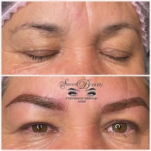 Eyebrow Tattoo result by La Catrina Beauty in Albuquerque, NM