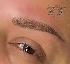 Eyebrow Tattoo result by La Catrina Beauty in Albuquerque, NM