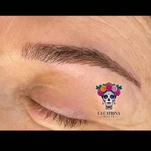 Eyebrow Tattoo result by La Catrina Beauty in Albuquerque, NM