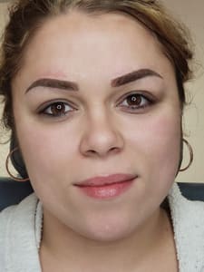 Eyebrow Tattoo result by La Femme Permanent Cosmetics + Esthetics in Lynchburg, VA