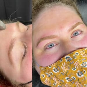 Eyebrow Tattoo result by La Isla Bonita Aesthetics LLC in Peabody, MA