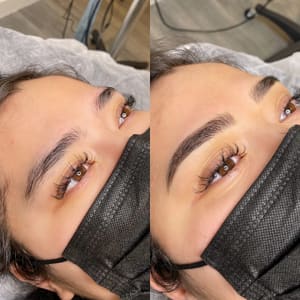 Eyebrow Tattoo result by LA Luxury Beauty & Academy in Arlington, TX