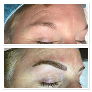 Eyebrow Tattoo result by La Medspa in Montgomery, AL