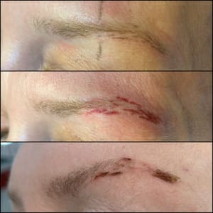 Eyebrow Tattoo result by LA Microbeauty in Cathedral City, CA