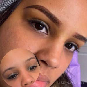 Eyebrow Tattoo result by La Mona Studio LLC in Pflugerville, TX