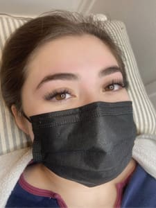 Eyebrow Tattoo result by La Mona Studio LLC in Pflugerville, TX