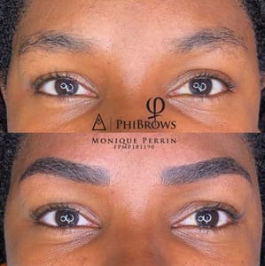 Eyebrow Tattoo result by LA NUME Face & Brow Studio in Troy, MI