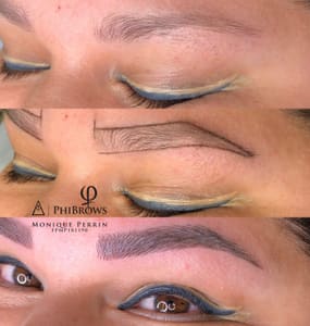Eyebrow Tattoo result by LA NUME Face & Brow Studio in Troy, MI