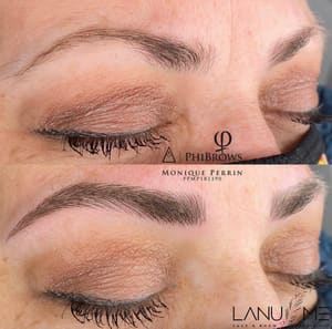 Eyebrow Tattoo result by LA NUME Face & Brow Studio in Troy, MI