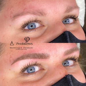Eyebrow Tattoo result by LA NUME Face & Brow Studio in Troy, MI