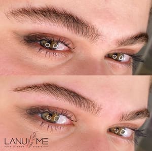 Eyebrow Tattoo result by LA NUME Face & Brow Studio in Troy, MI