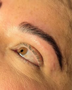Eyebrow Tattoo result by LA. Perez Threading & Esthetics LLC in Pueblo, CO
