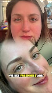 Eyebrow Tattoo result by La Princesse Salon and Spa in Alameda, CA