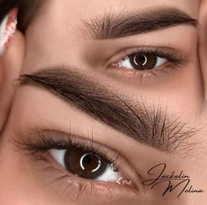 Eyebrow Tattoo result by La Reina del Brow And Beauty - Microblading & Permanent Makeup in Warr Acres, OK