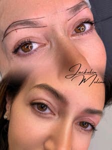 Eyebrow Tattoo result by La Reina del Brow And Beauty - Microblading & Permanent Makeup in Warr Acres, OK