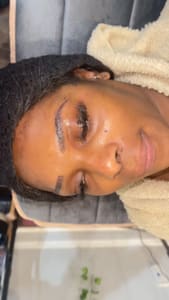Eyebrow Tattoo result by La's Beauty & Wellness Center in Atlanta, GA
