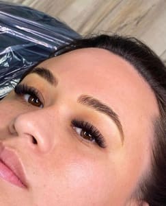 Eyebrow Tattoo result by La Vernia Beauty Lounge in La Vernia, TX