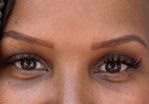 Eyebrow Tattoo result by Lacey's Esthetics & Wellness in Mineral, VA