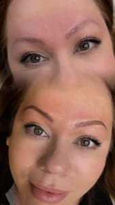 Eyebrow Tattoo result by LaDolce Cara in Visalia, CA