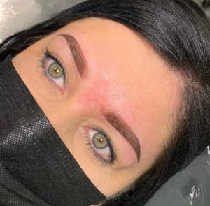 Eyebrow Tattoo result by Lady J beauty spa and Permanent Makeup in Baton Rouge, LA