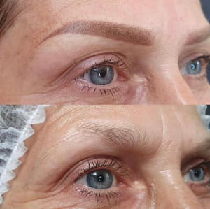 Eyebrow Tattoo result by Lady J beauty spa and Permanent Makeup in Baton Rouge, LA