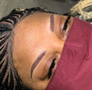 Eyebrow Tattoo result by Lady J beauty spa and Permanent Makeup in Baton Rouge, LA