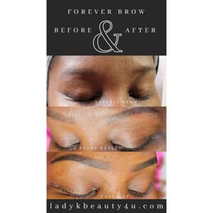 Eyebrow Tattoo result by Lady K Beauty in Southfield, MI