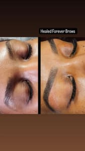 Eyebrow Tattoo result by Lady K Beauty in Southfield, MI