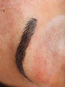 Eyebrow Tattoo result by Lady-Like Studios in Fond Du Lac, WI