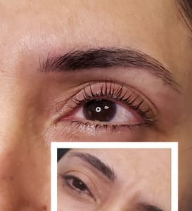 Eyebrow Tattoo result by Ladyface Beauty in Rancho Cucamonga, CA