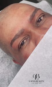 Eyebrow Tattoo result by Lafia Beauty LLC in Randolph, MA