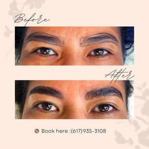 Eyebrow Tattoo result by Lais Wolf Esthetics in Malden, MA
